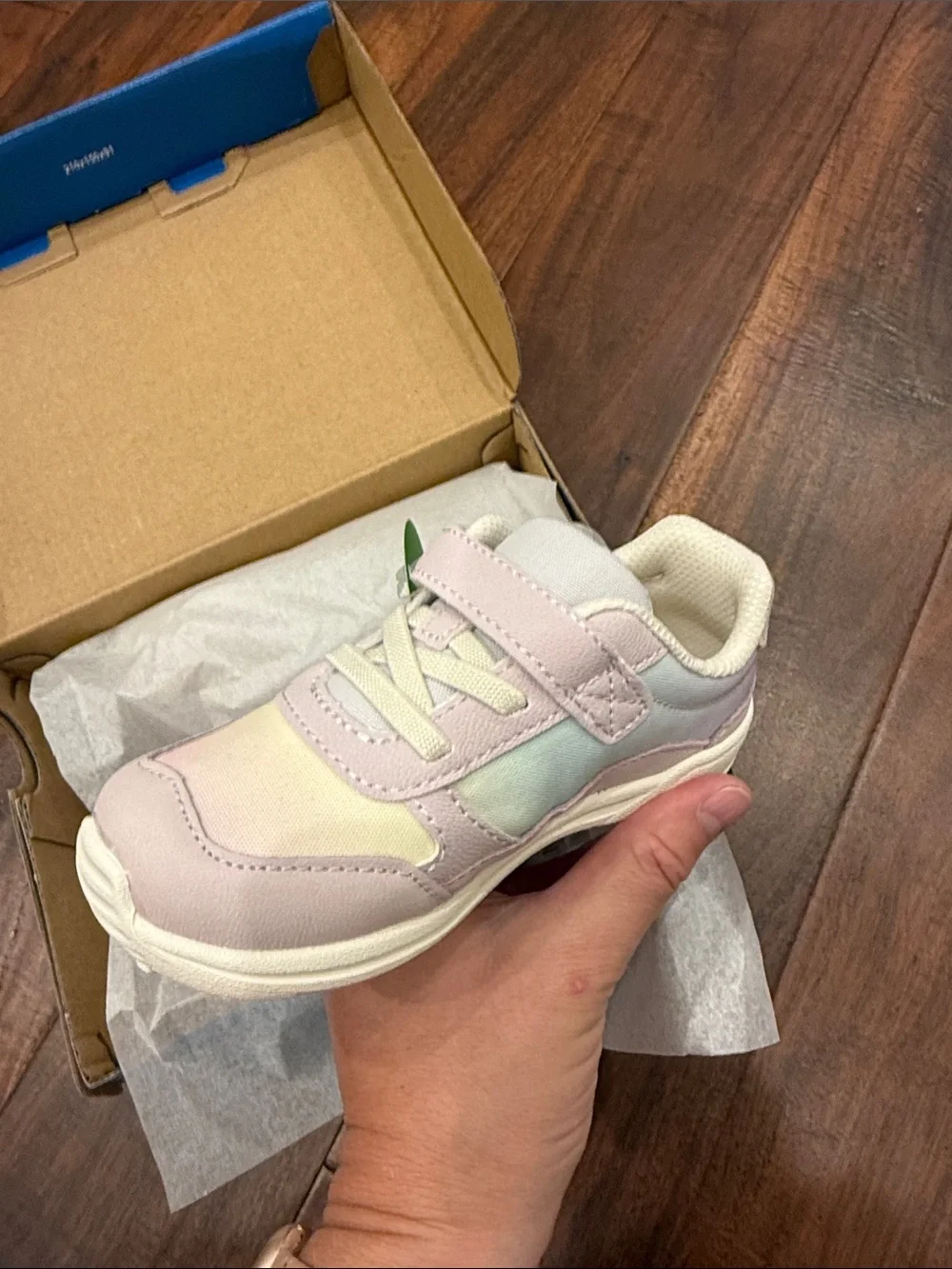 Stride Rite Juniper Rainbow Little Kid Shoes - Pink with Multicolor Accents
